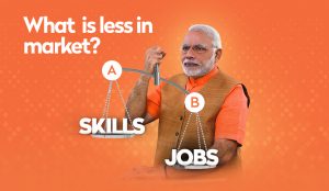 Jobs in market by Modi government