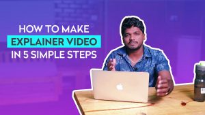 SocialOrange tutorial video thumbnail detailing how to make an explainer video in five steps.