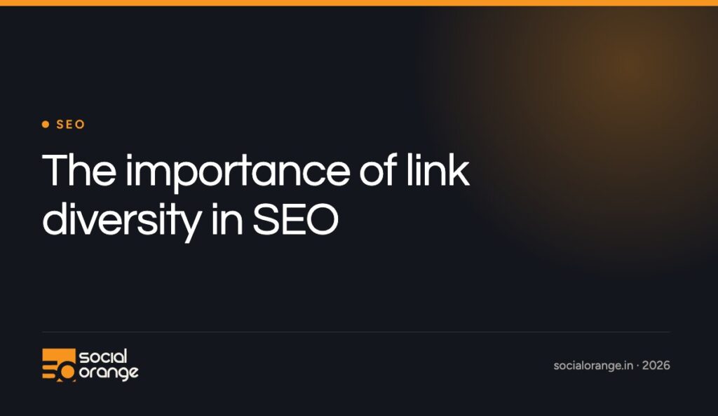 The importance of link diversity in SEO