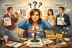 Agency Selection Confusion Visual