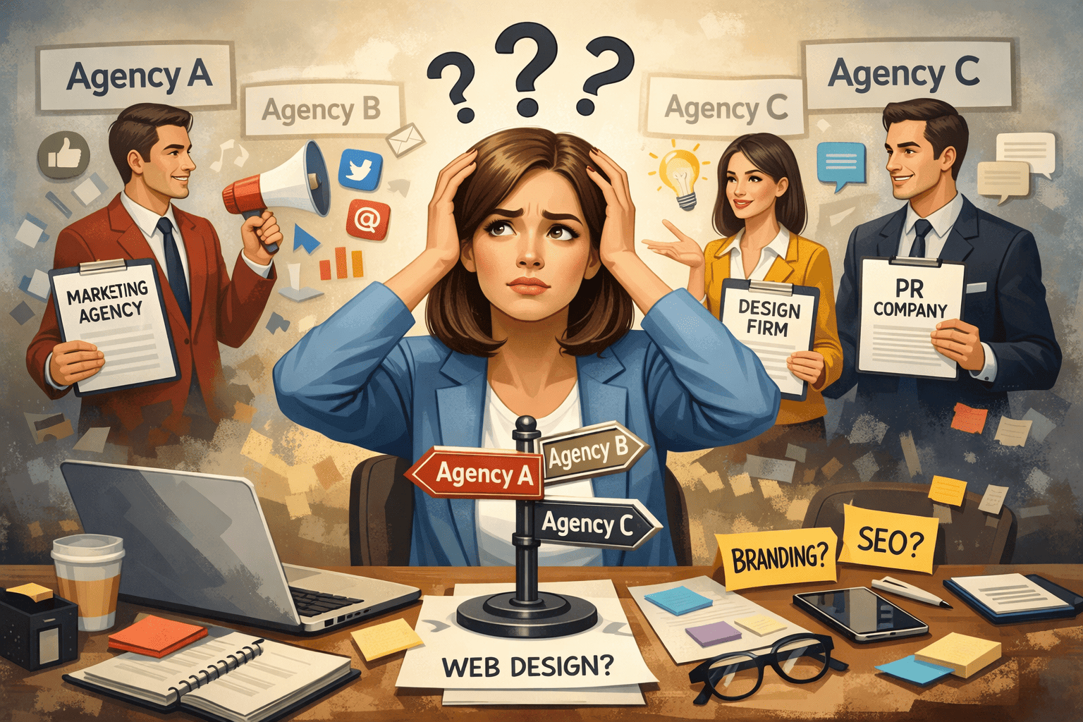 Agency Selection Confusion Visual