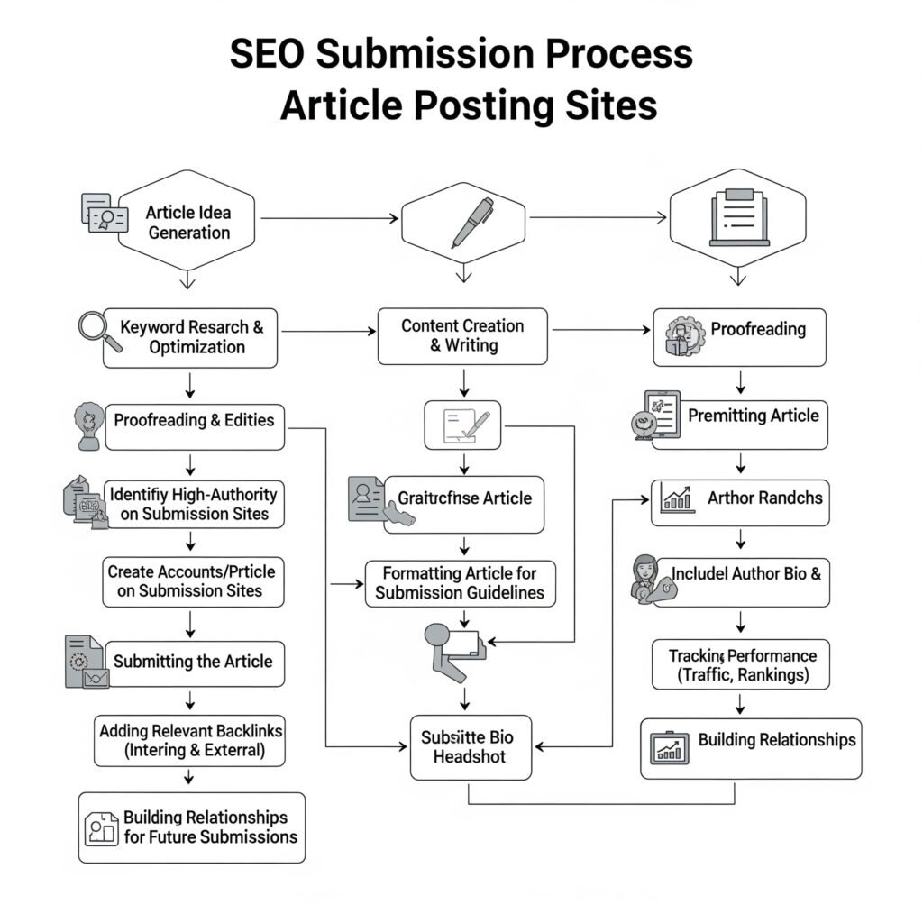 SEO content distribution sites traffic and ranking results metrics